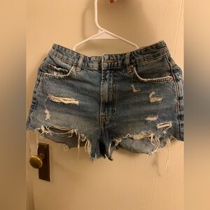 Zara denim shorts